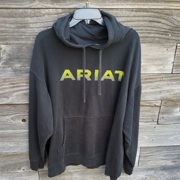 Ariat Black Hoodie Men's Size XXL - Picture 1 of 8